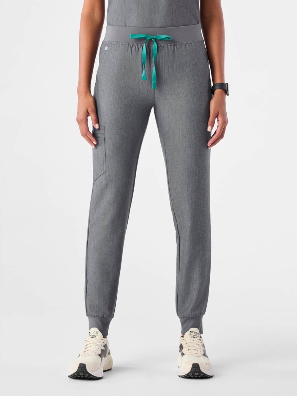 Figs Gray Jogger Scrub Pants